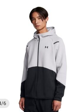 Under Armour Unstoppable Full Zip Fleece black/gray Large